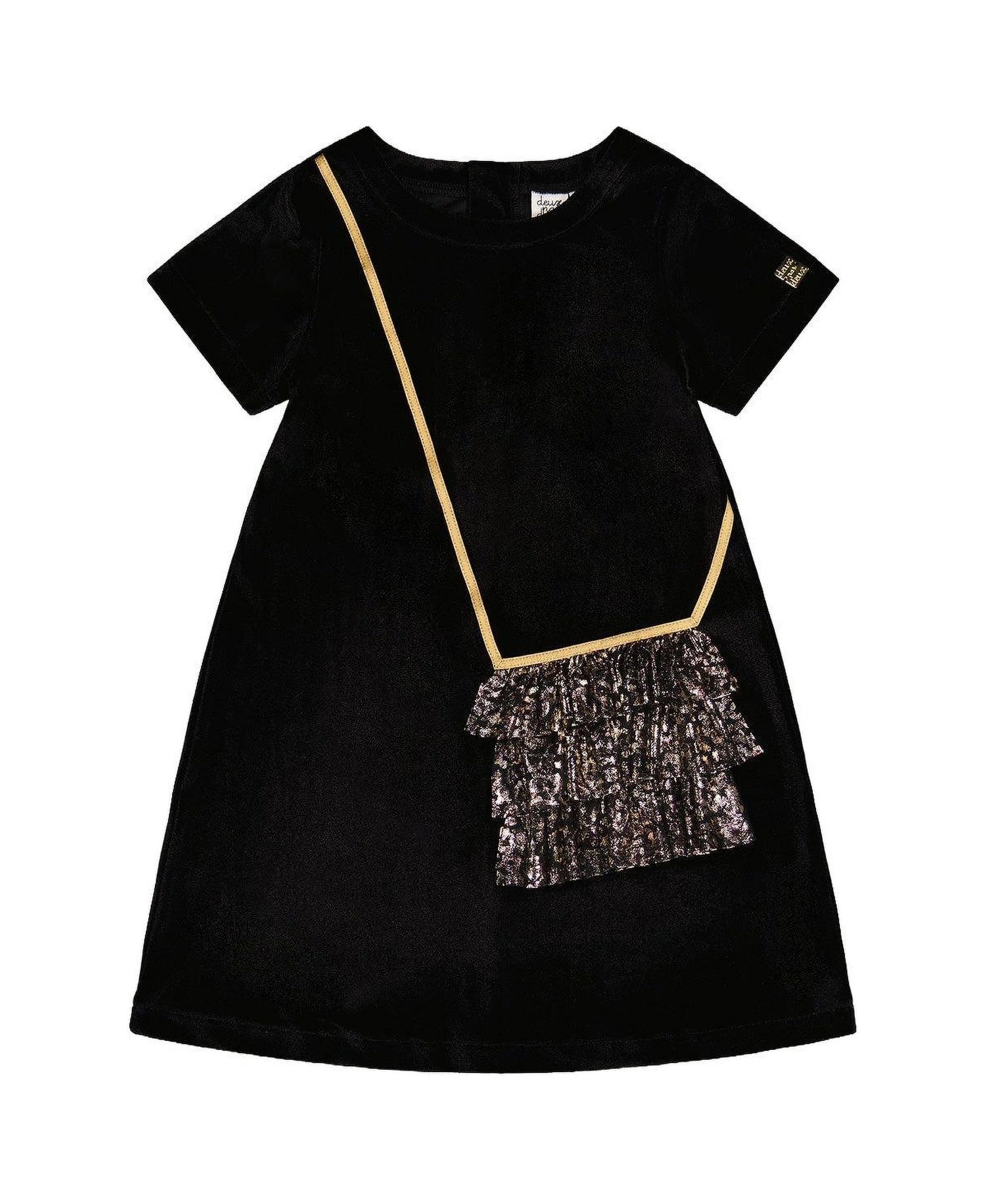 Big Girls (6-14) Short Sleeve A-Line Dress