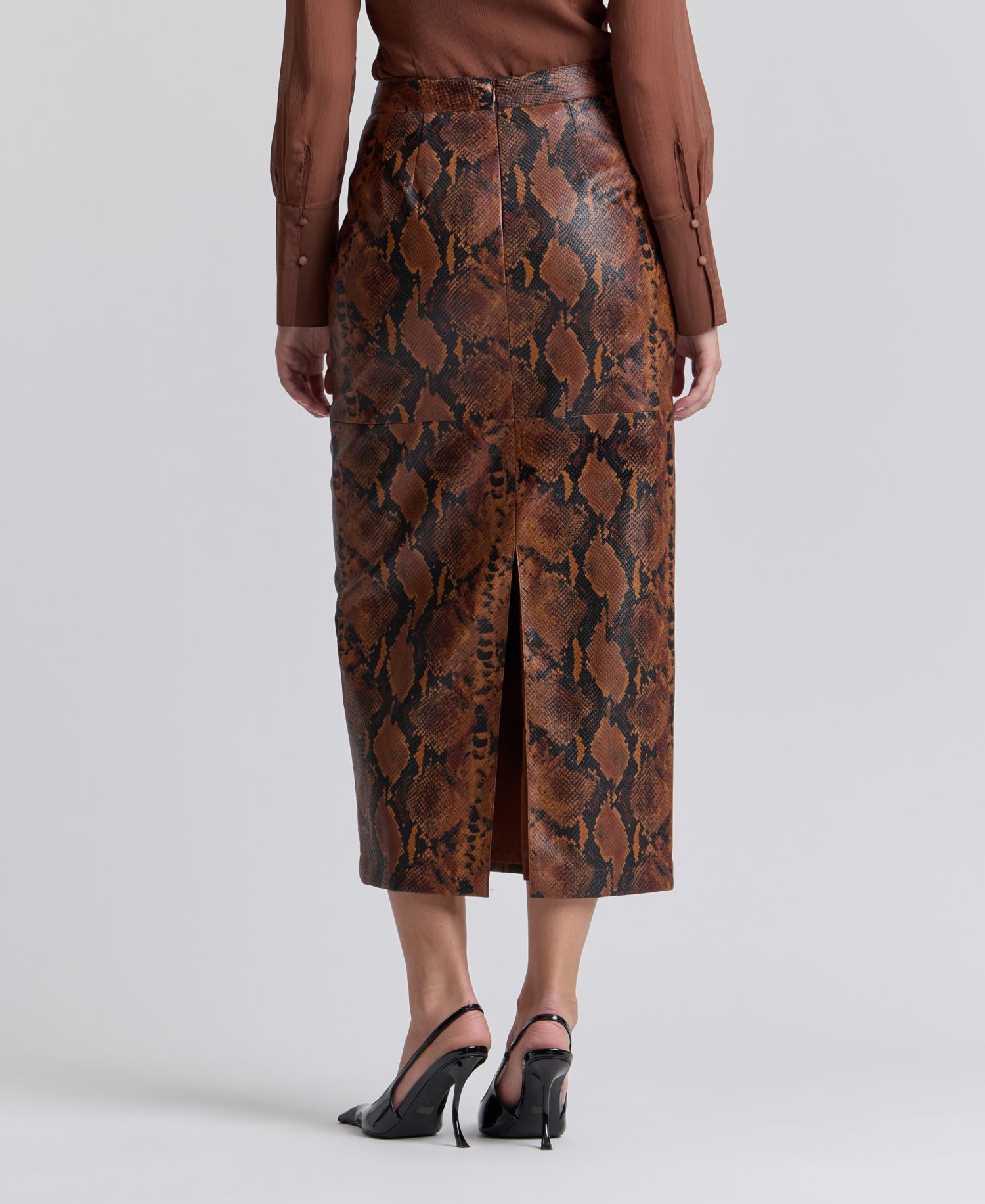 Women's Fitted Midi Skirt