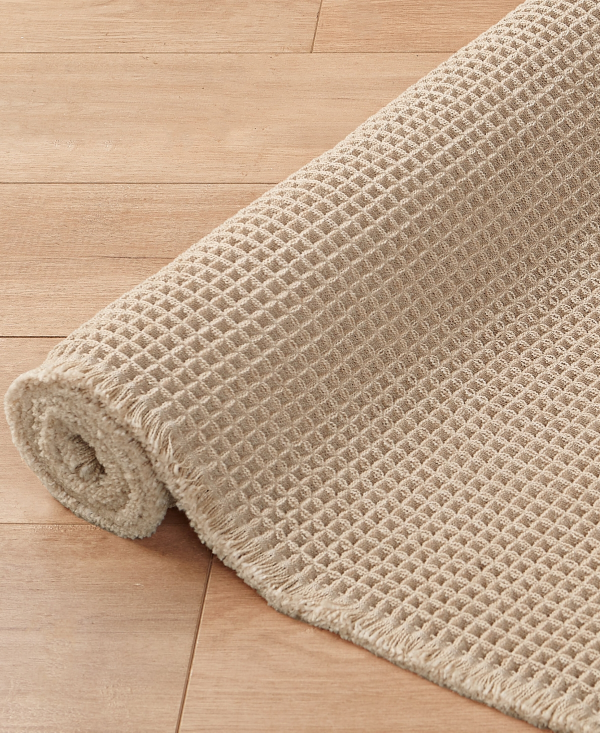 Lucky Brand Taylor Solid Waffle Weave Bath Rugs