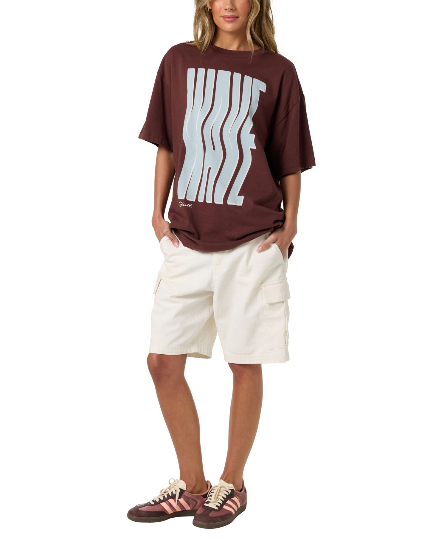 Women's Wave Oversized Graphic T-Shirt