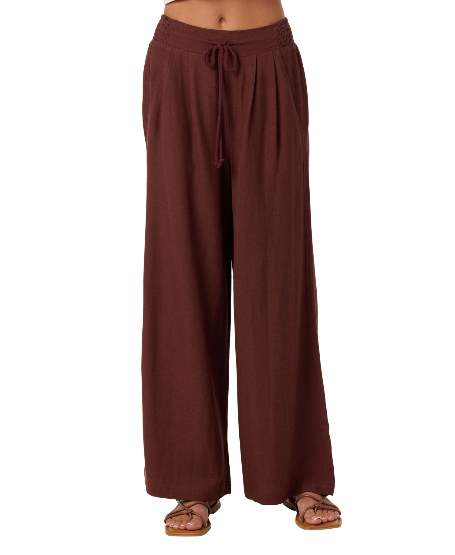 Women's Kree Linen Pull-On Pants
