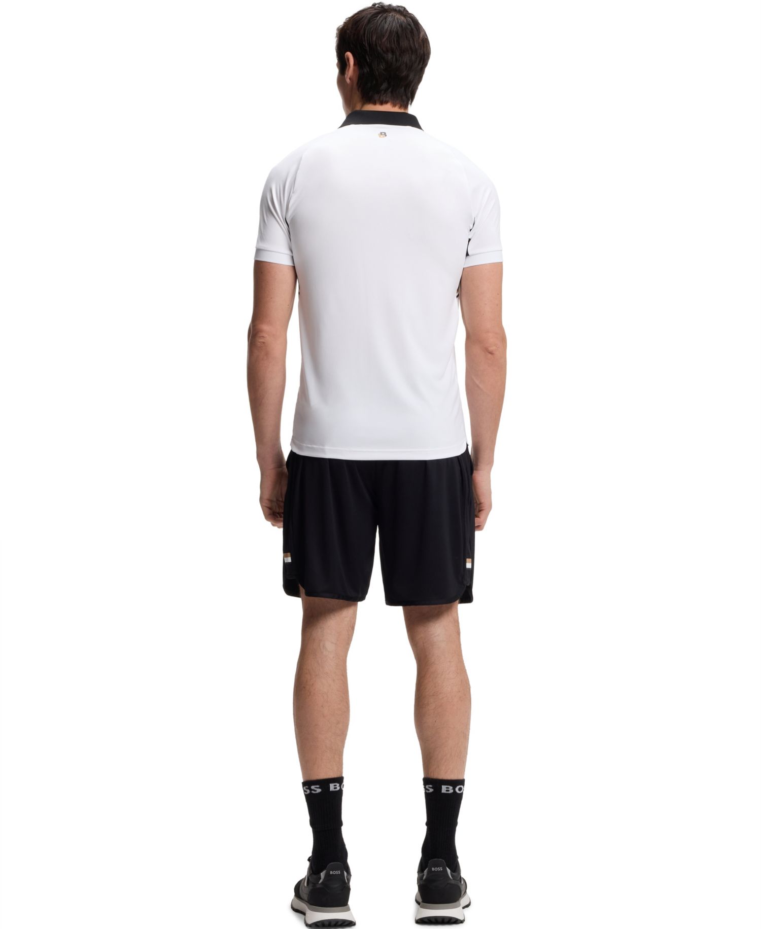 Men's Active Quick-Dry Stretch Slim-Fit Polo Shirt