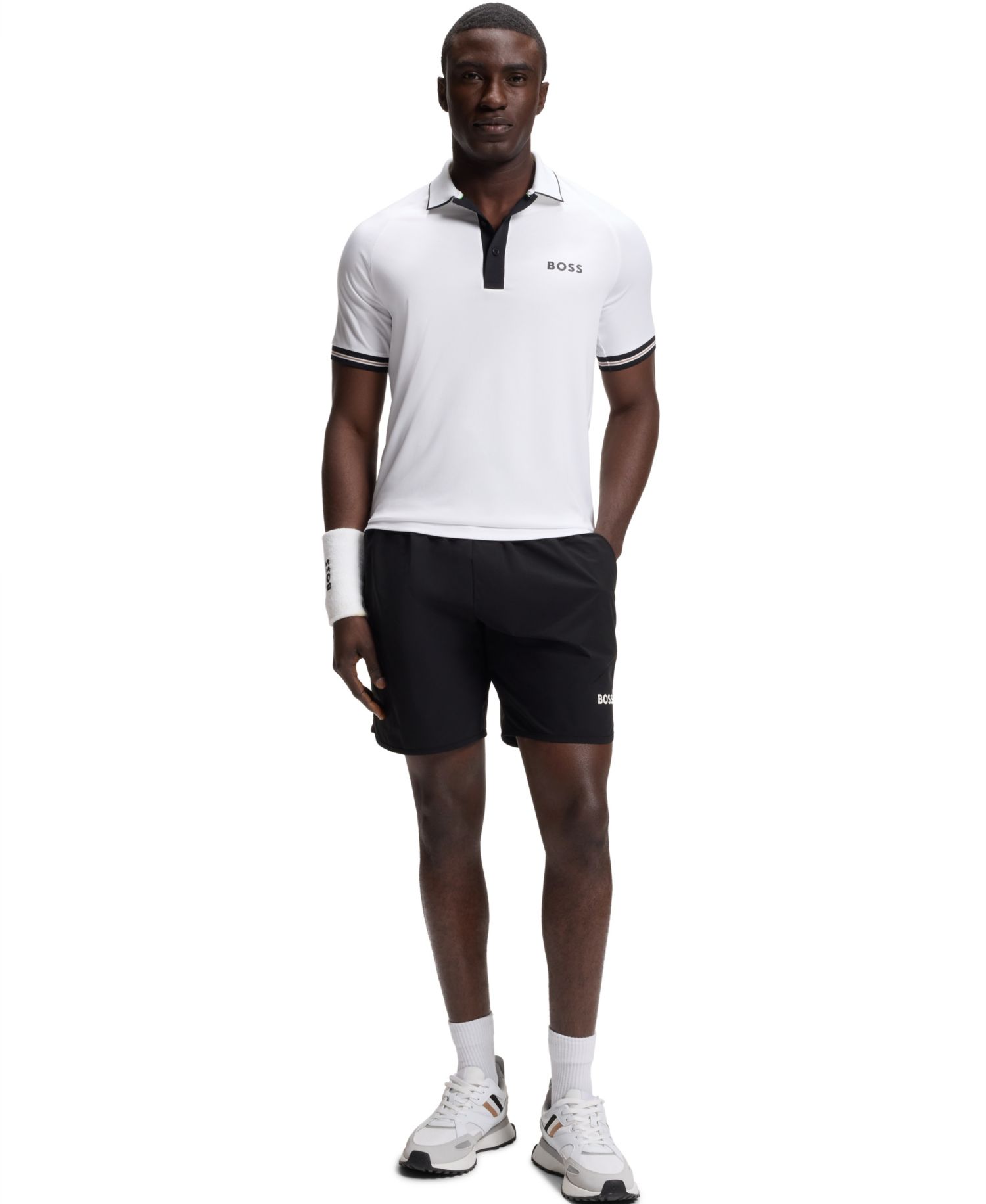Men's Moisture Management Slim-Fit Polo Shirt
