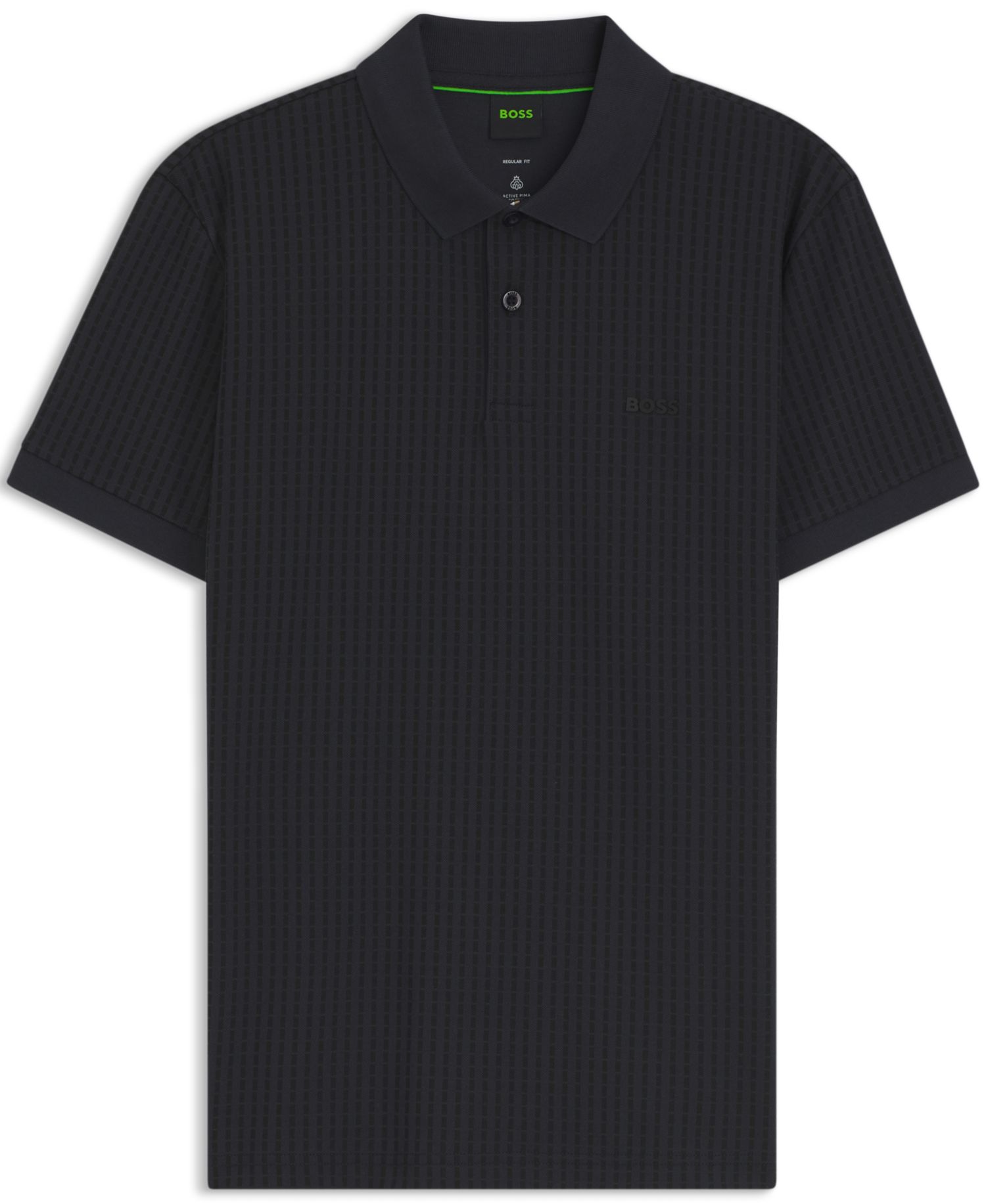 Men's Cotton-Piqu&eacute; All-Over Print Polo Shirt