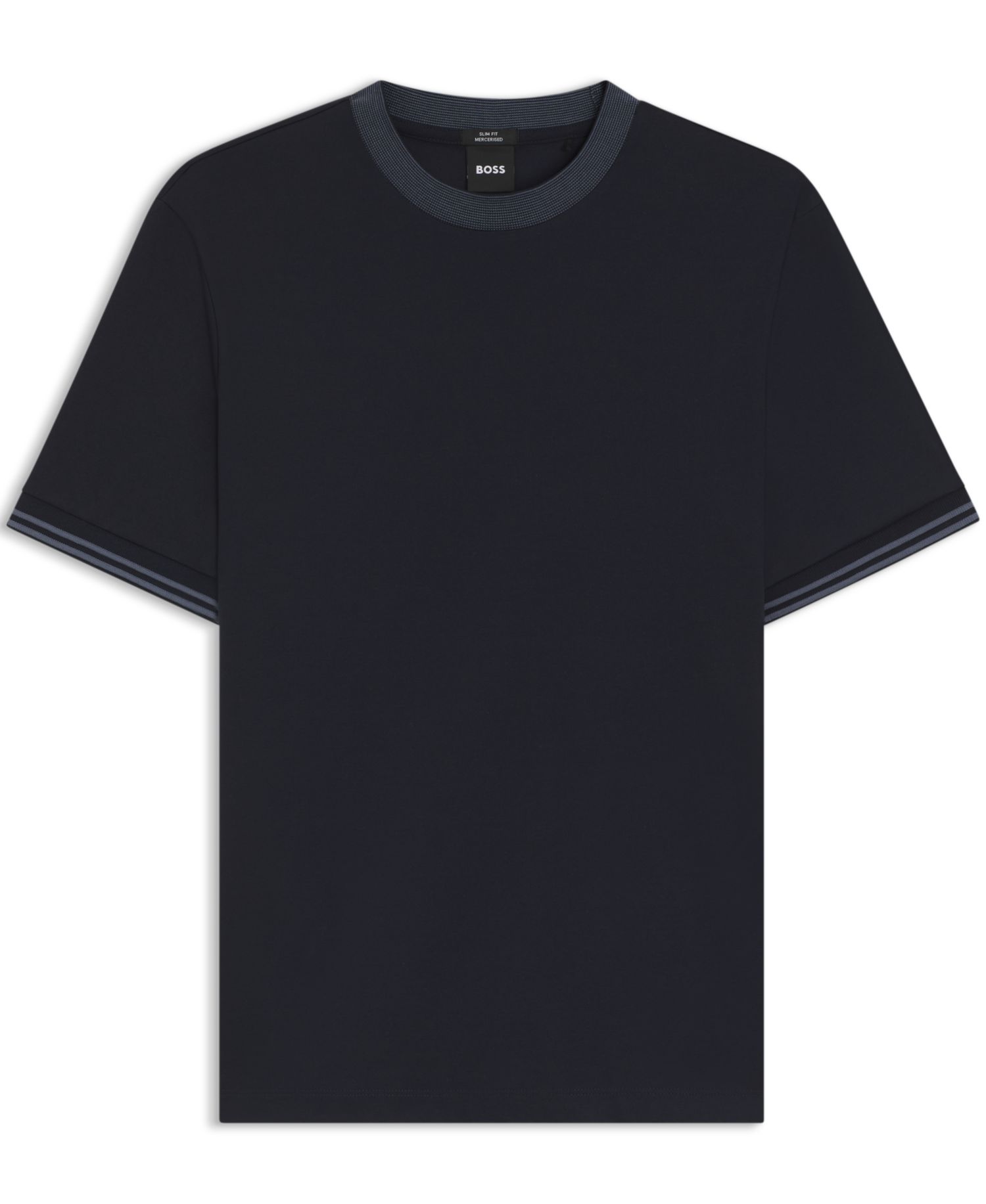 Men's Mercerized-Cotton Slim-Fit T-Shirt