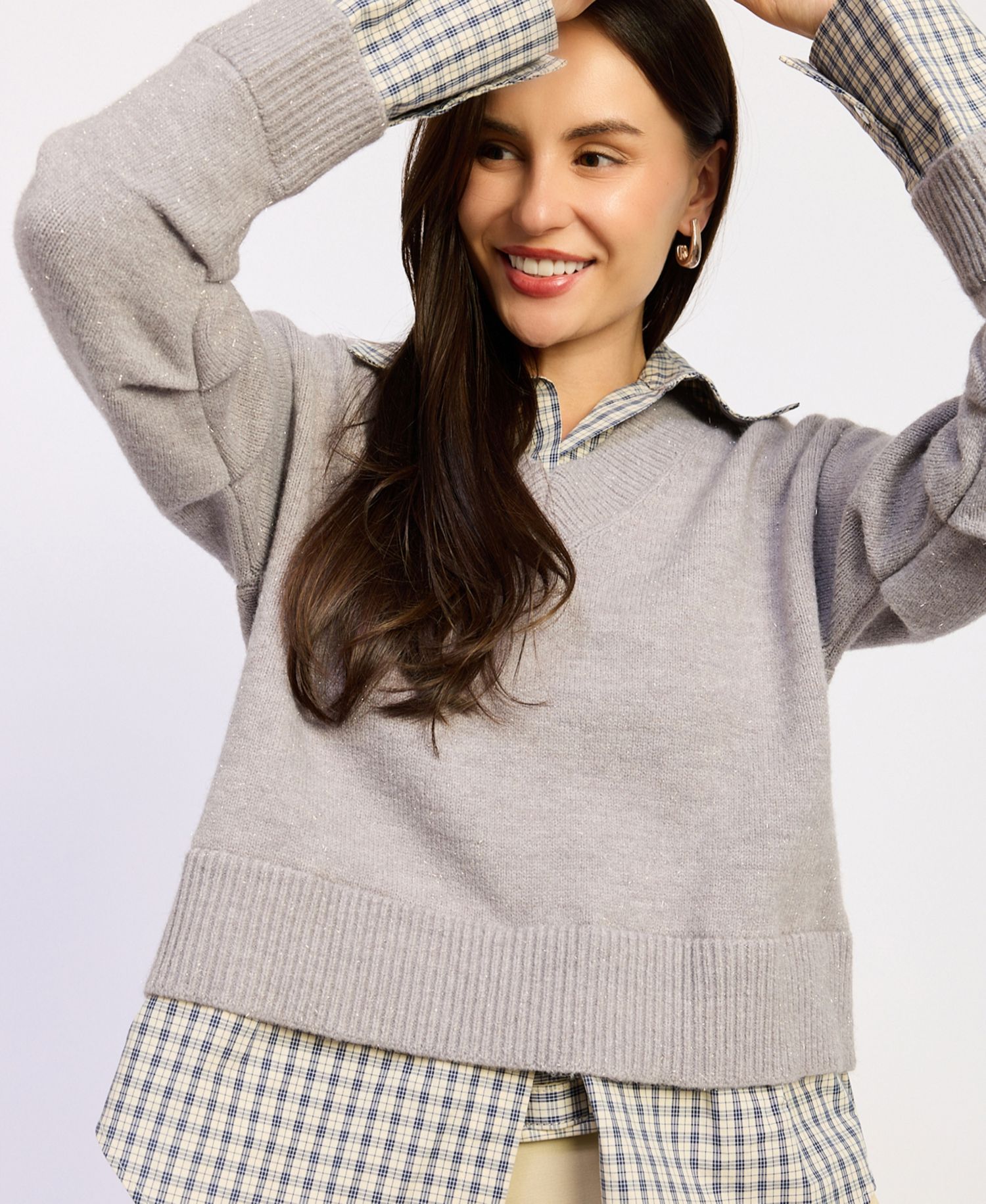 Women's Annie Long-Sleeve Collared Sweater