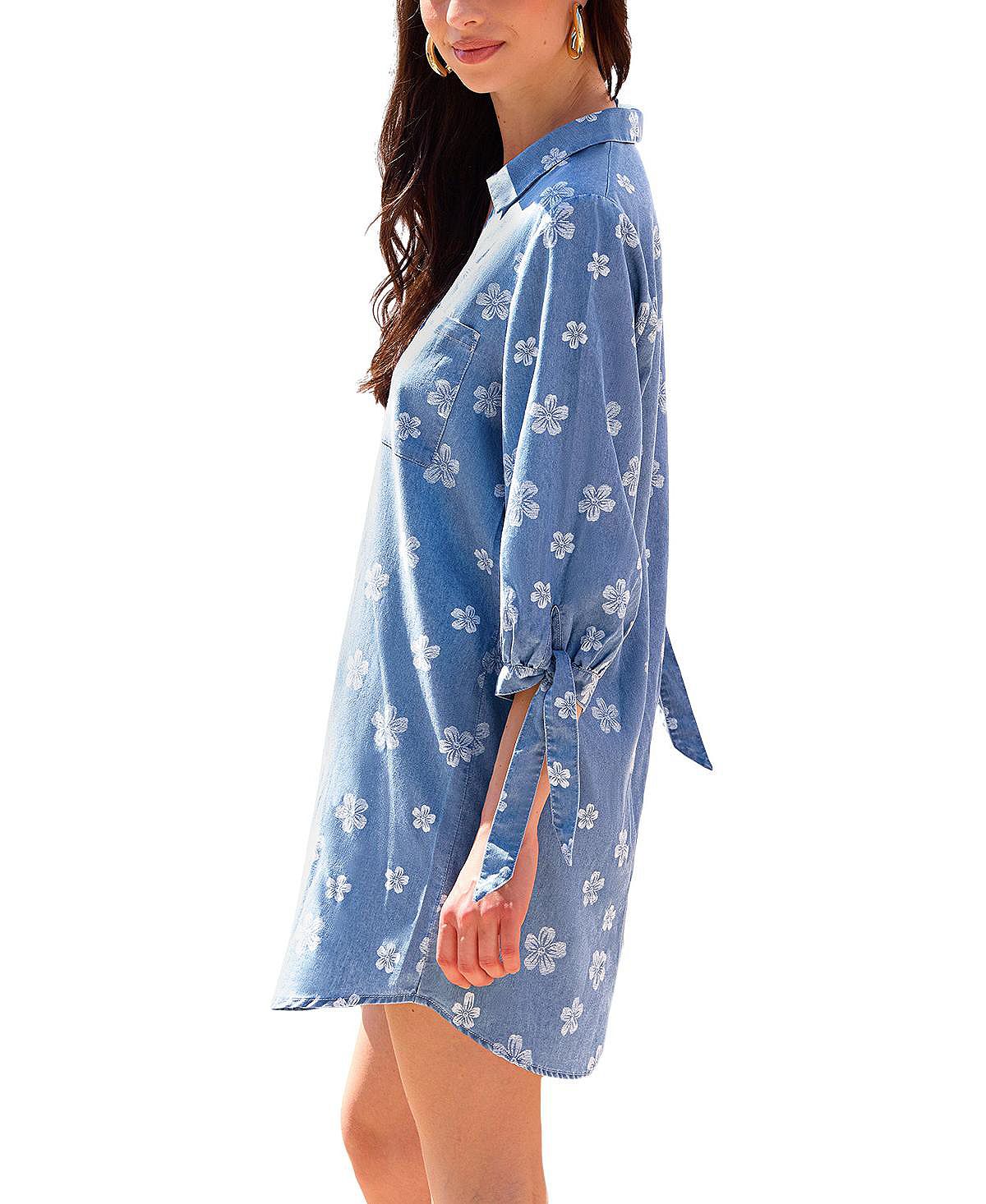 Cupshe Women's Vacation Icon Floral Mini Beach Dress view 2 — MAYCSS fashion products
