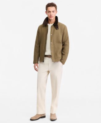 Men's Wool Blend Cord Collar Depot Jacket