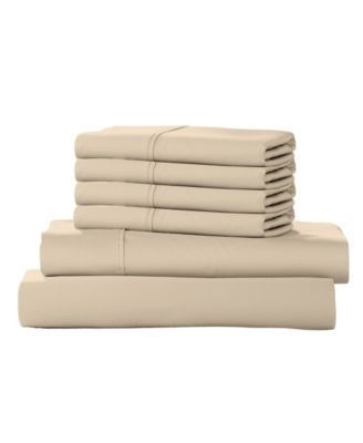 1200-Thread Count Cotton Blend 6-Piece Sheet Set, King