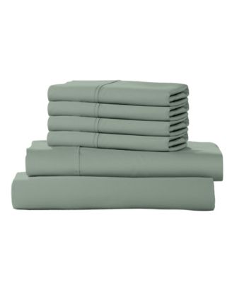 1200-Thread Count Cotton Blend 6-Piece Sheet Set, King