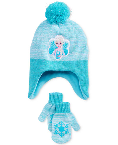 Berkshire Fashions Frozen Elsa 2-Pc. Hat & Mittens Set, Toddler Girls (2T-5T)