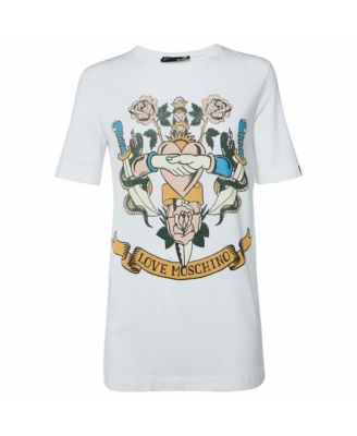 Women's Beaded Cotton Belted Shirt