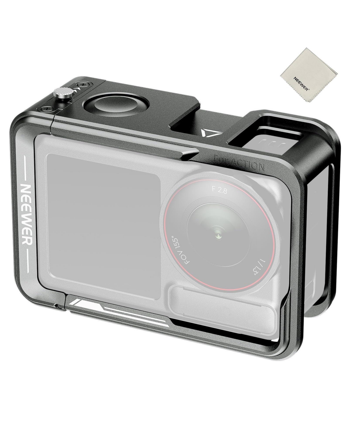 Neewer AC014 Camera Mounting Accessory for select Dji Osmo Action models - Grey