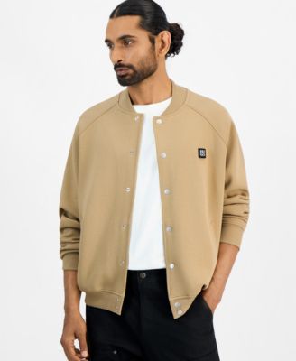 HUGO by Men's Dabin Regular-Fit Ribbed Bomber Jacket