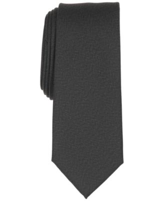 Men's Chevron Tonal Solid Pattern Tie