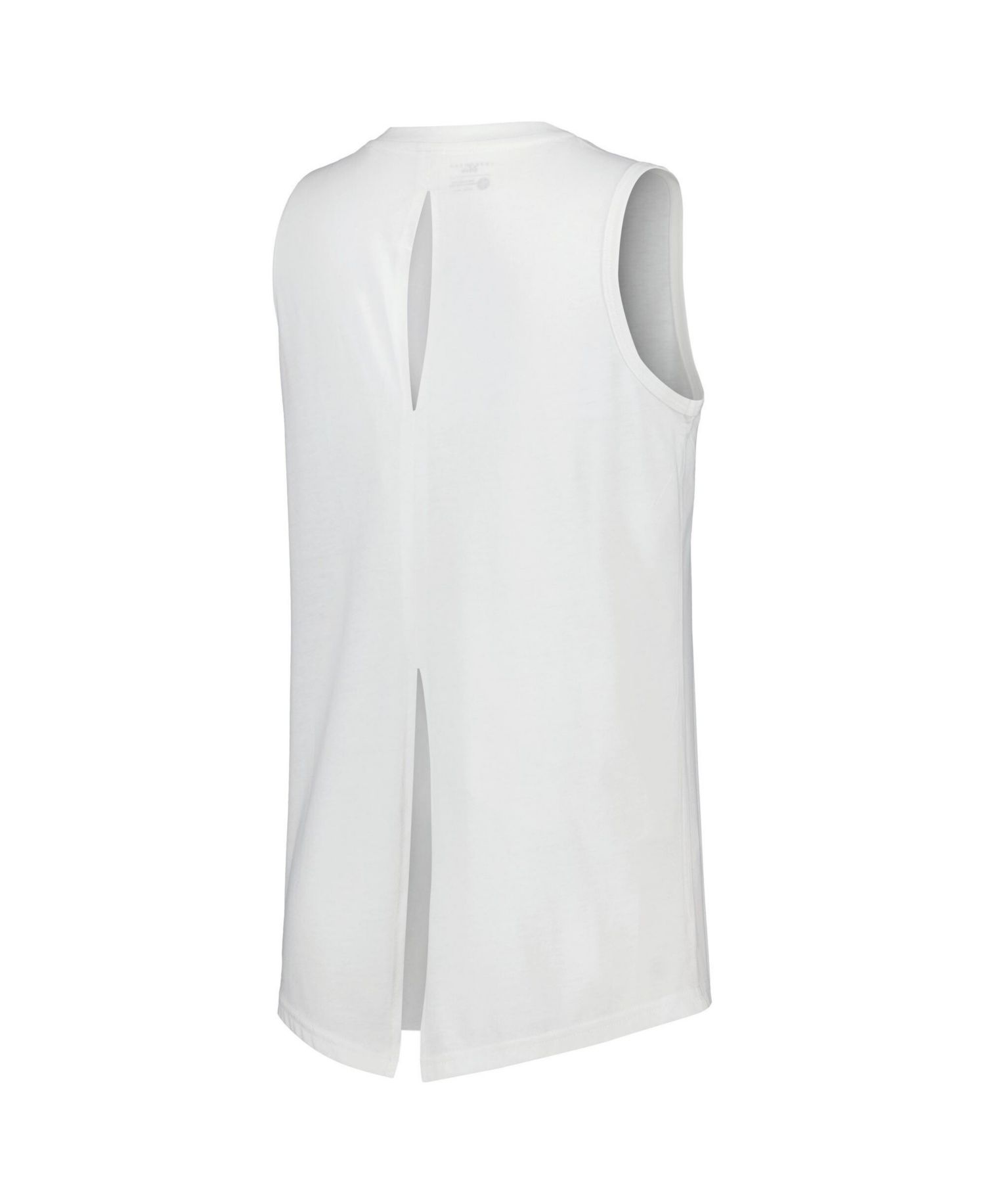 Women's White Phoenix Suns Paisley Peekaboo Tank Top