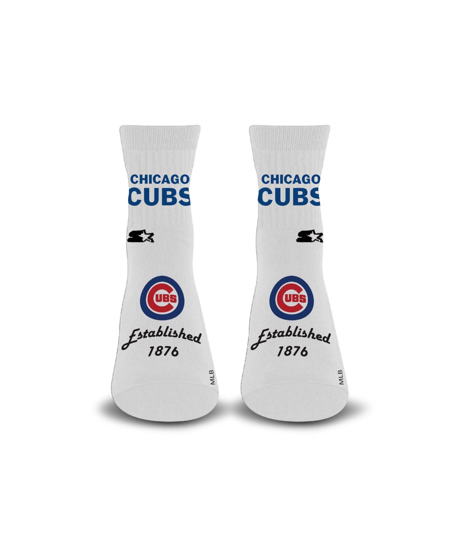Носки Chicago Cubs Stencil, укороченные — Starter — фото 1