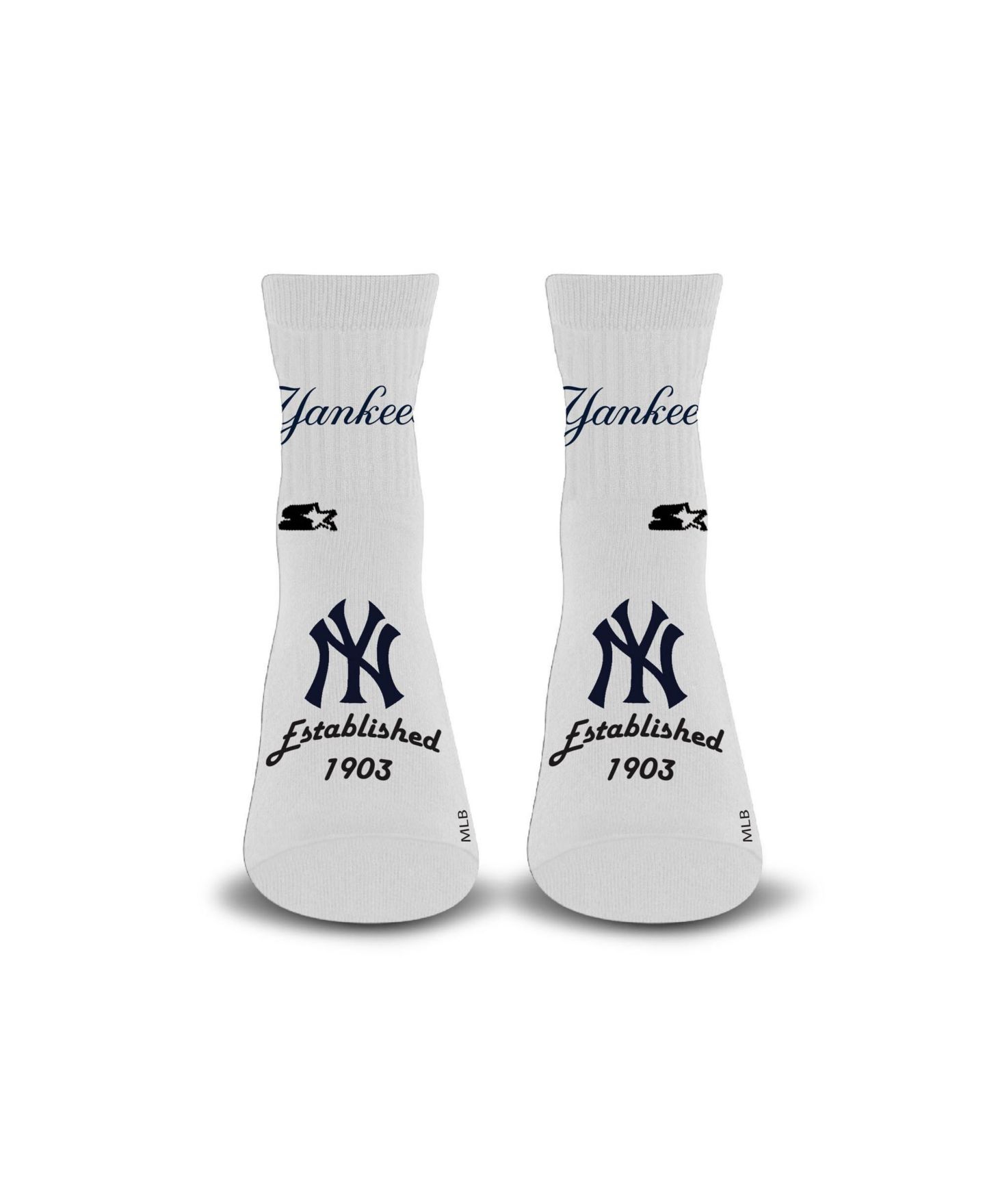 Носки New York Yankees Stencil, укороченные — Starter — фото 1