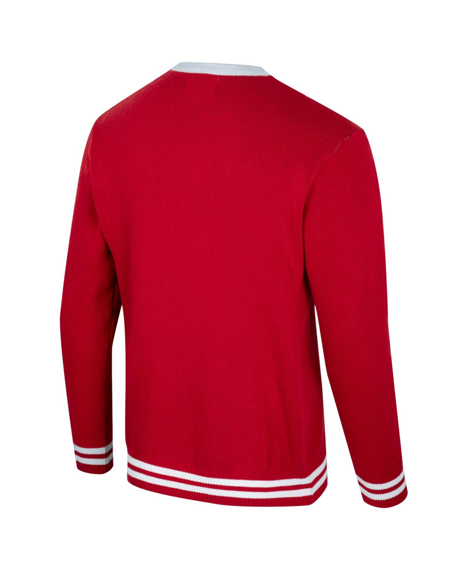 Men's and Women's Crimson Oklahoma Sooners Renew Knit Vintage Pullover Sweater