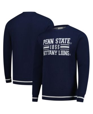 Men's and Women's Navy Penn State Nittany Lions Renew Knit Vintage Retro Sweater