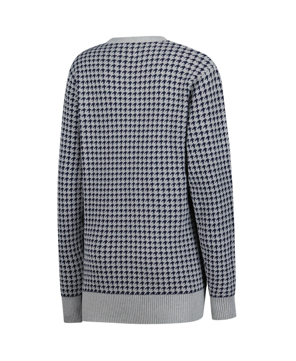 Uscape Apparel Men's and Women's Gray Penn State Nittany Lions Renew Knit Vintage Houndstooth Sweater