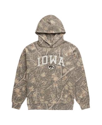 Men's Camo Iowa Hawkeyes Back Bay Fleece Hoodie