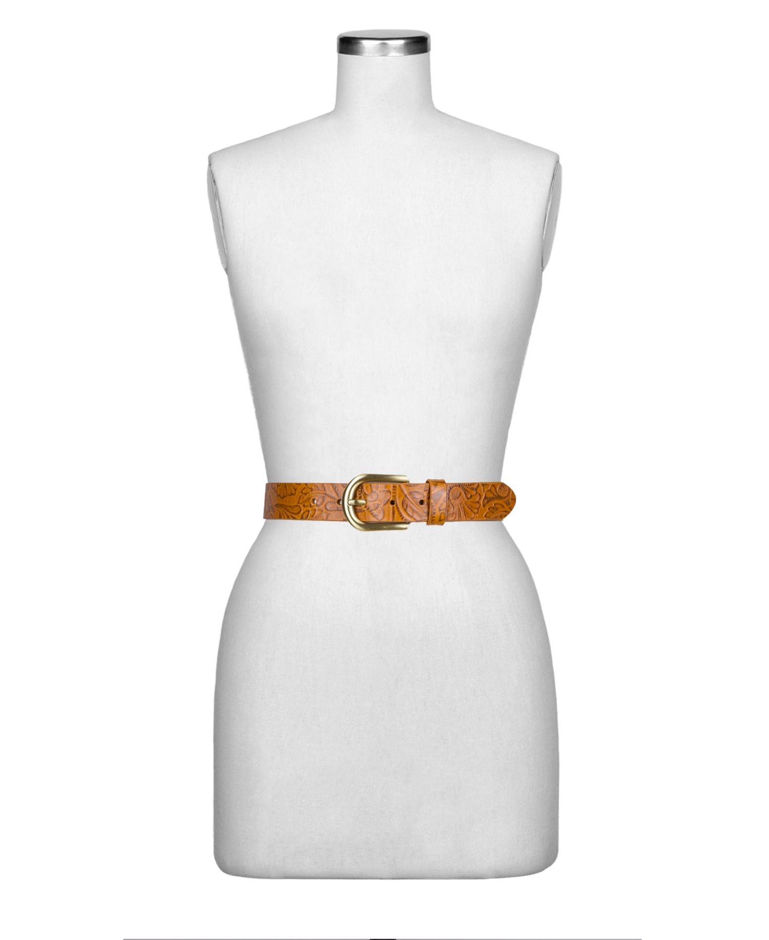Vietri Brazilian Supple Tooled Belt