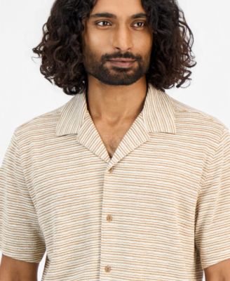 Men's Brown Casual Button Down Shirts