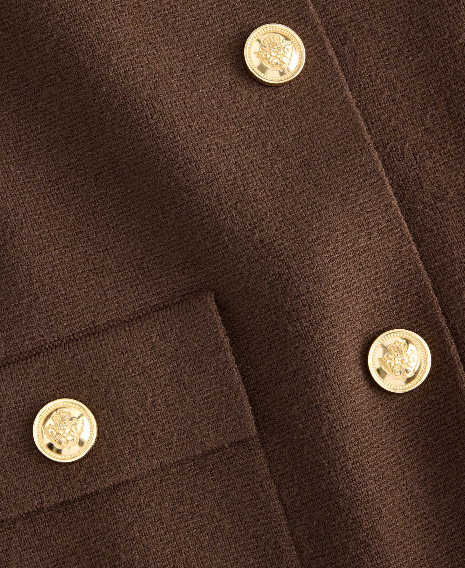 Petite Button-Front Cardigan