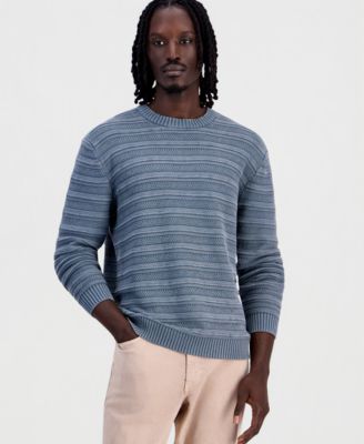 Men's Acid Stripe Long-Sleeve Sweater