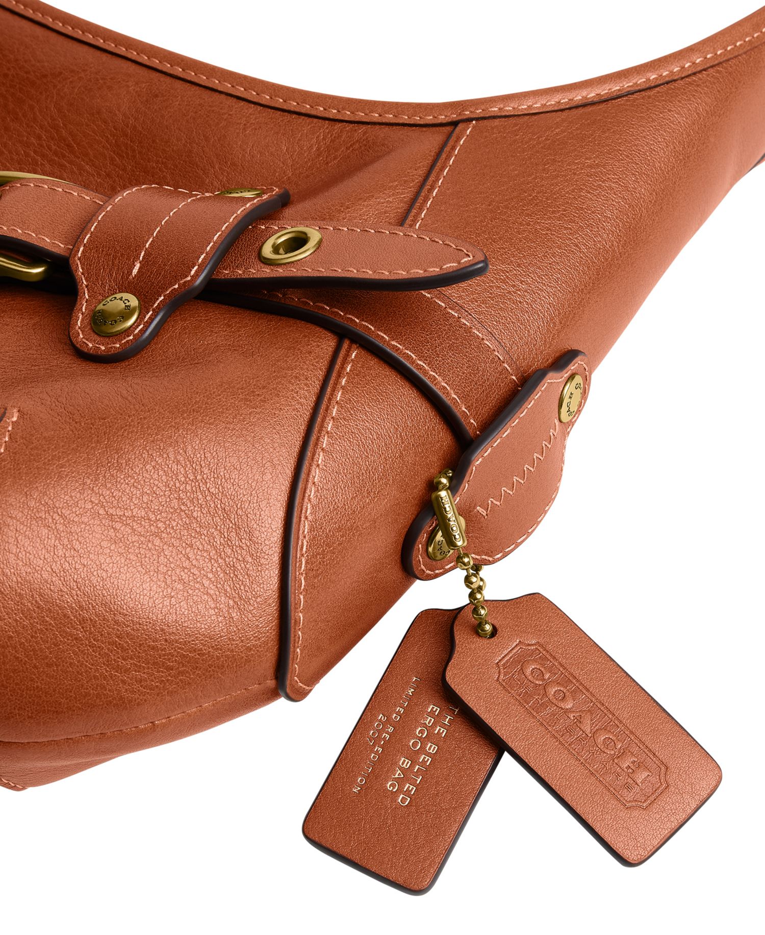 Belted Ergo Leather Medium Shoulder Bag