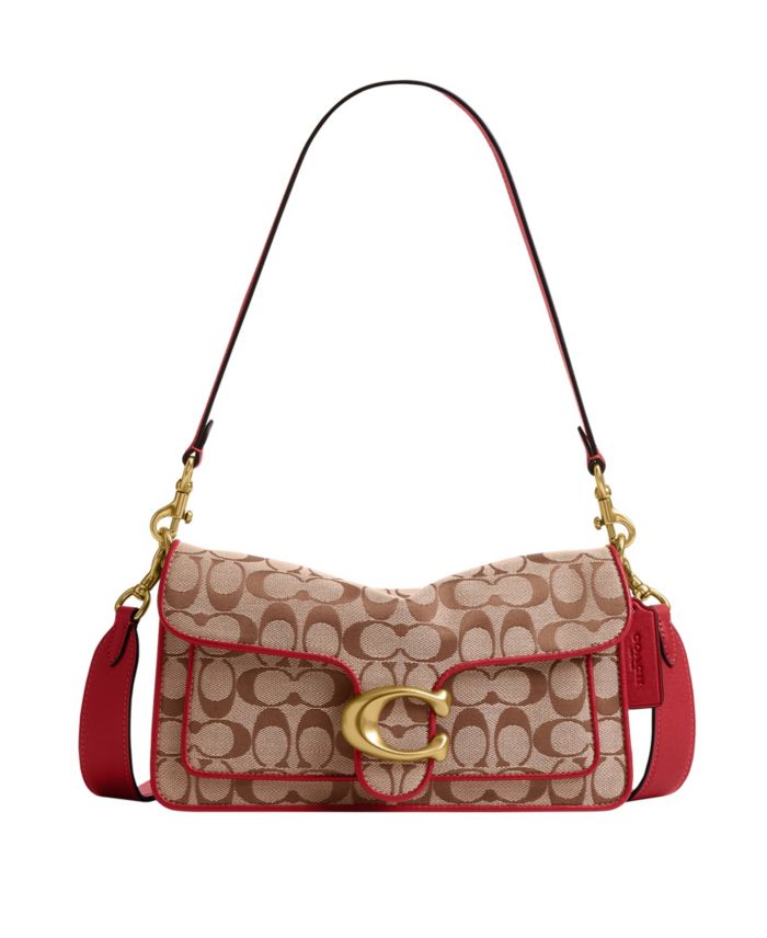 COACH Tabby Medium Soft Signature Jacquard Shoulder Bag 26
