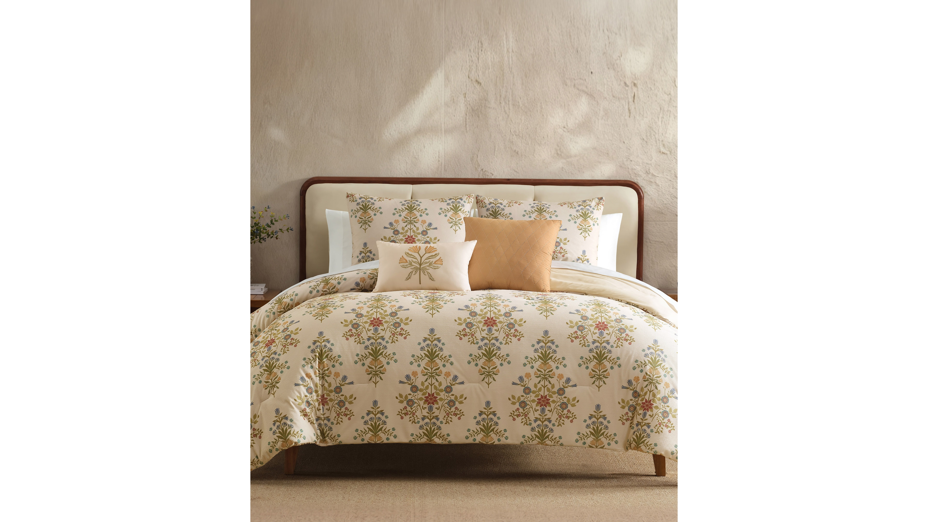 Elin Damask 9-Piece Comforter Set, King