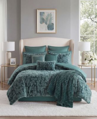 Landry Floral 14-Piece Comforter Set, King