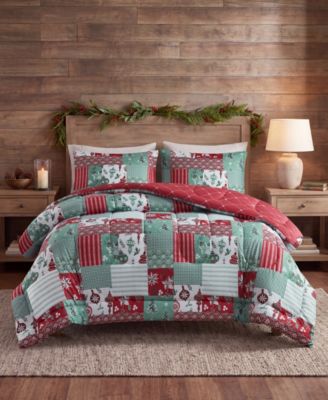 Neve Patchwork 3-Piece Comforter Sets