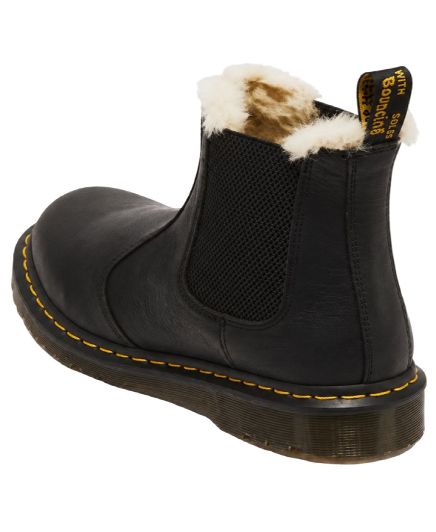Женские ботинки Dr. Martens 2976 Leonore Wyoming Leather Pull-On Chelsea Booties, цвет: Чёрный — фото 3