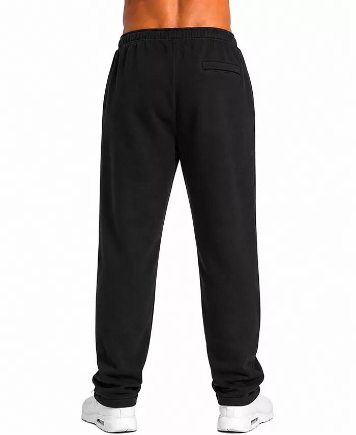 Men's Classic Open-Bottom Fleece Sweatpants - thumbnail 2