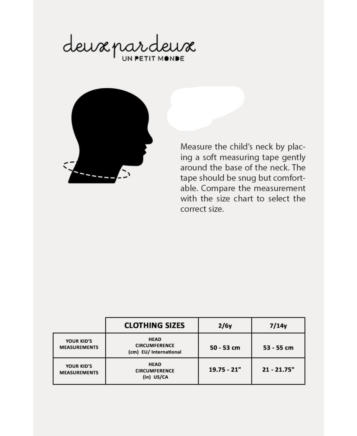 Deux par Deux (2-4) Unisex Winter Knit Neckwarmer