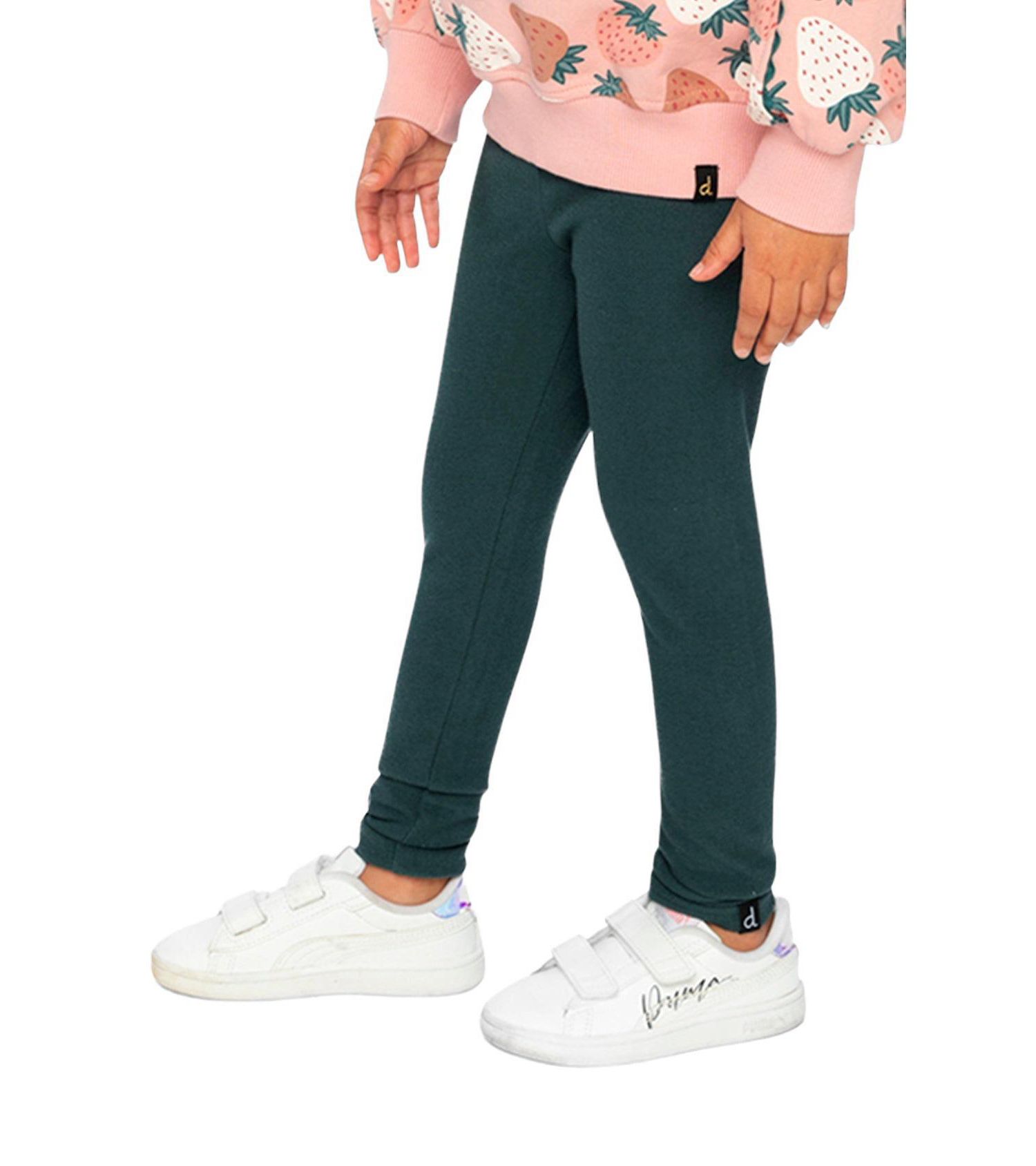 Little and Big Girl (6-14) Rib Leggings