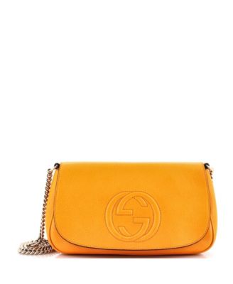 Medium Soho Chain Crossbody Bag Leather