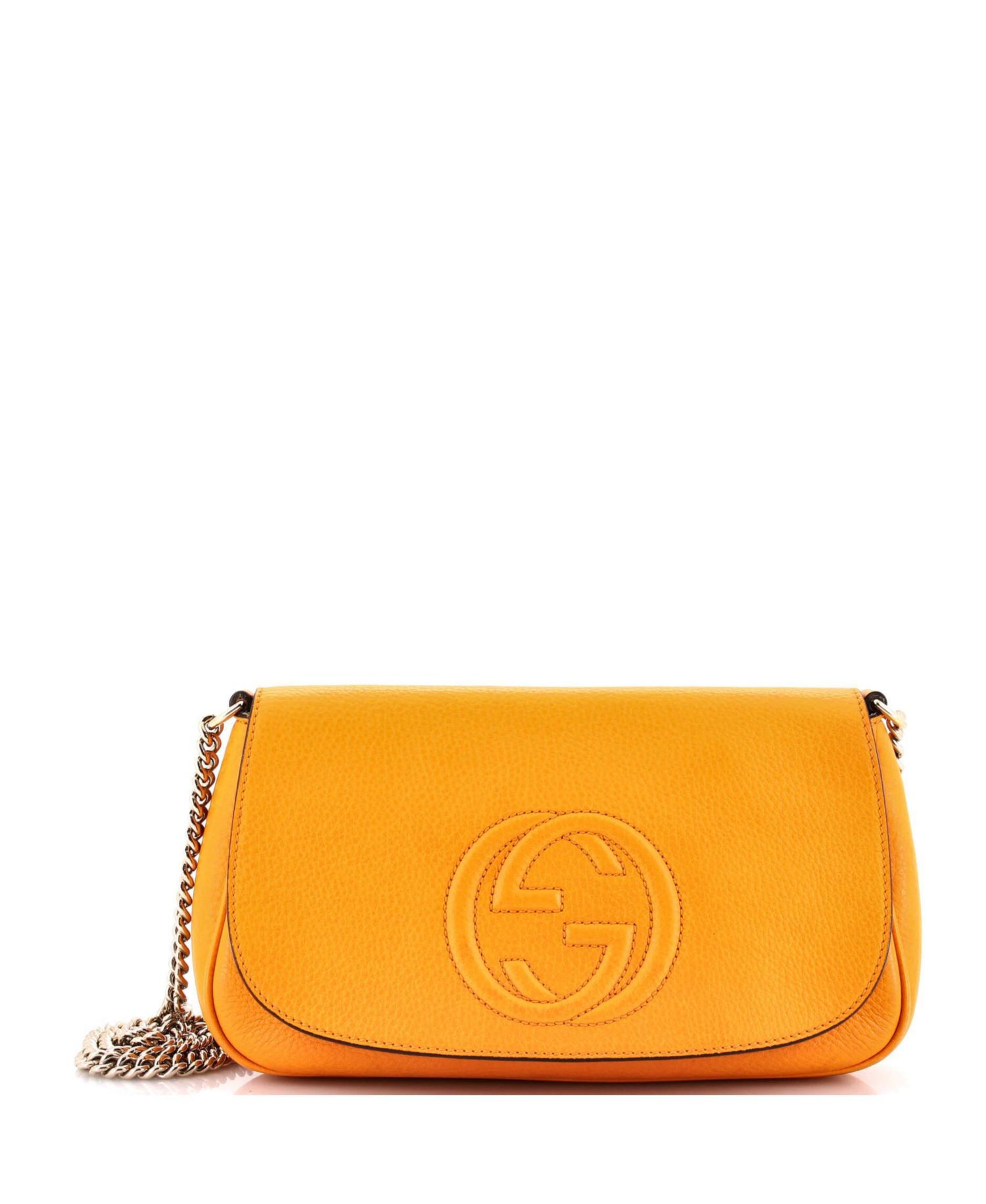 Medium Soho Chain Crossbody Bag Leather