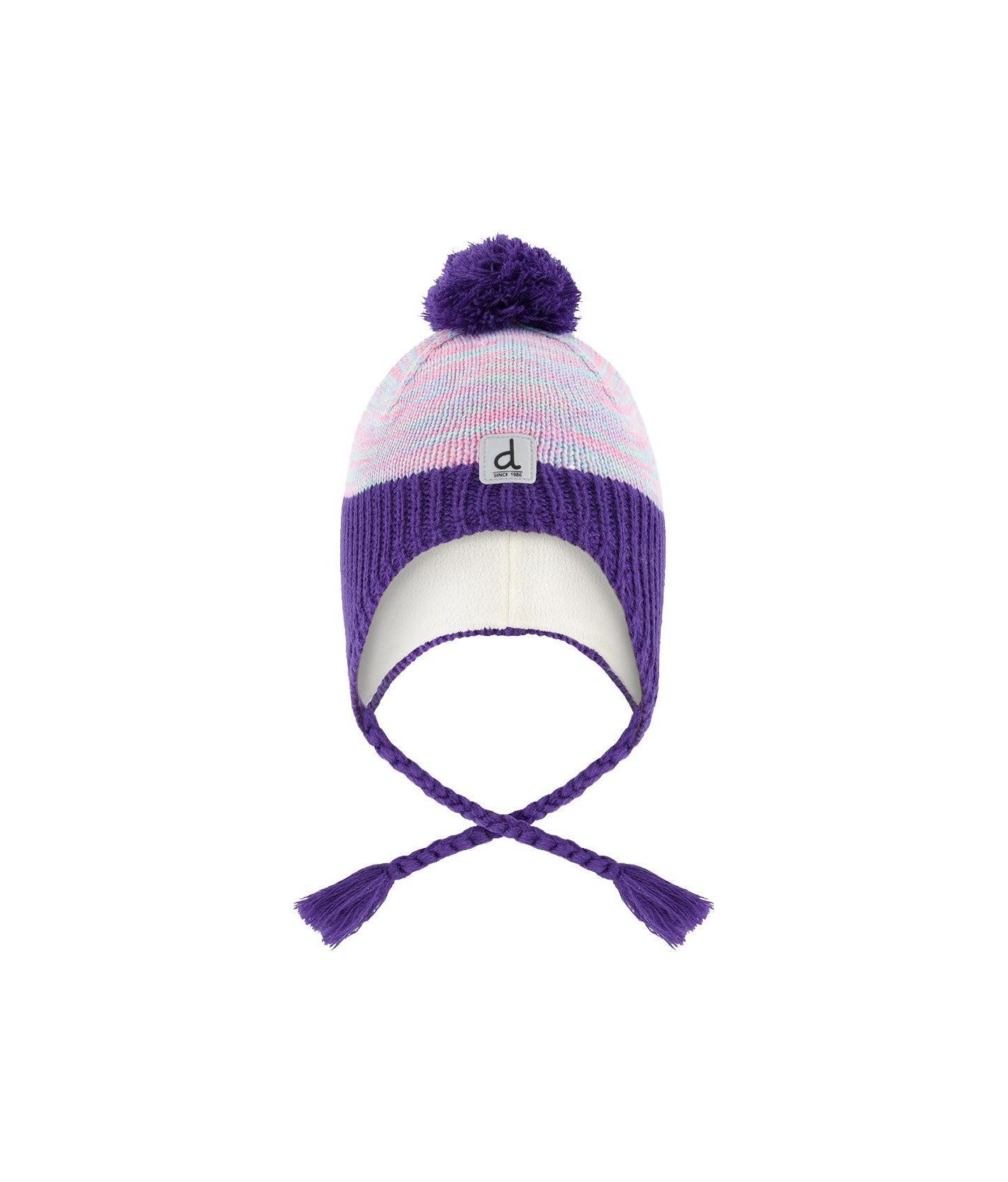 Шапка Deux par Deux Winter Peruvian Knit Hat для девочек, цвет: Разноцветный — фото 1