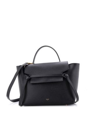 Medium Belt Bag Textured Leather