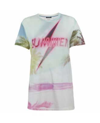 Women's Summer Graphic Print Jersey T-Shirt
