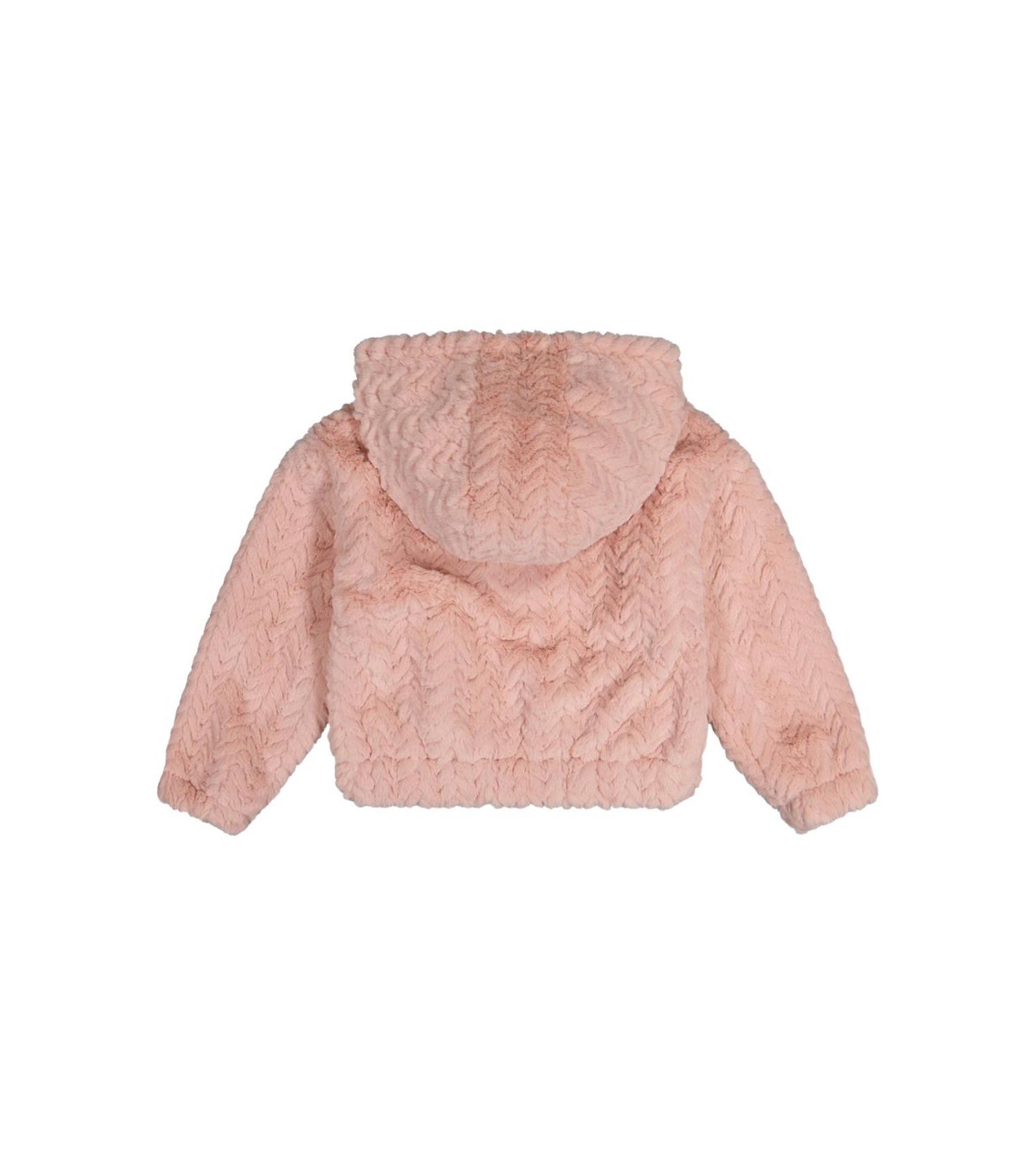 Little and Big Girl's (6-14) Faux Fur Hooded Cardigan