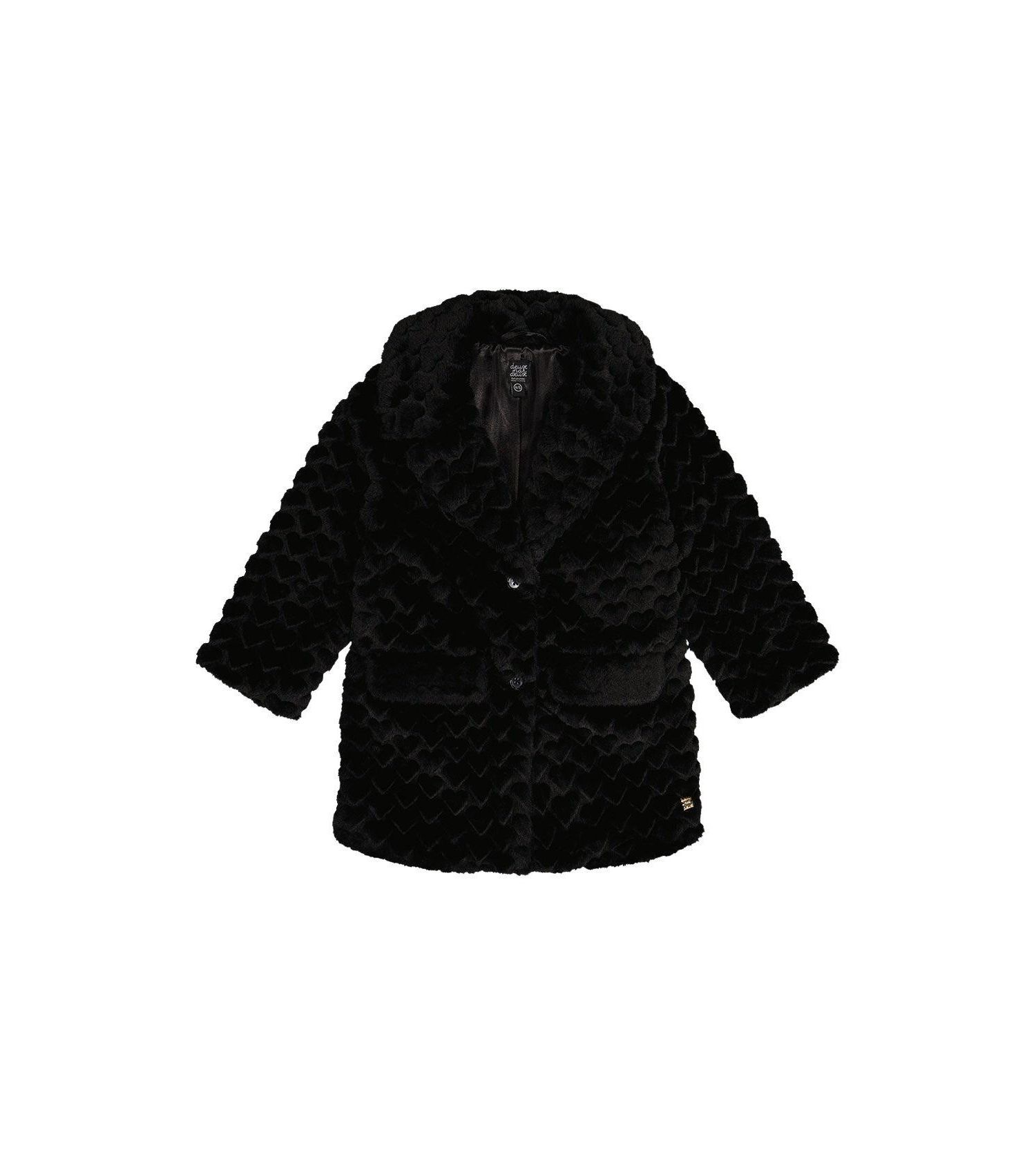 Little and Big Girl (6-14) Faux Fur Long Coat