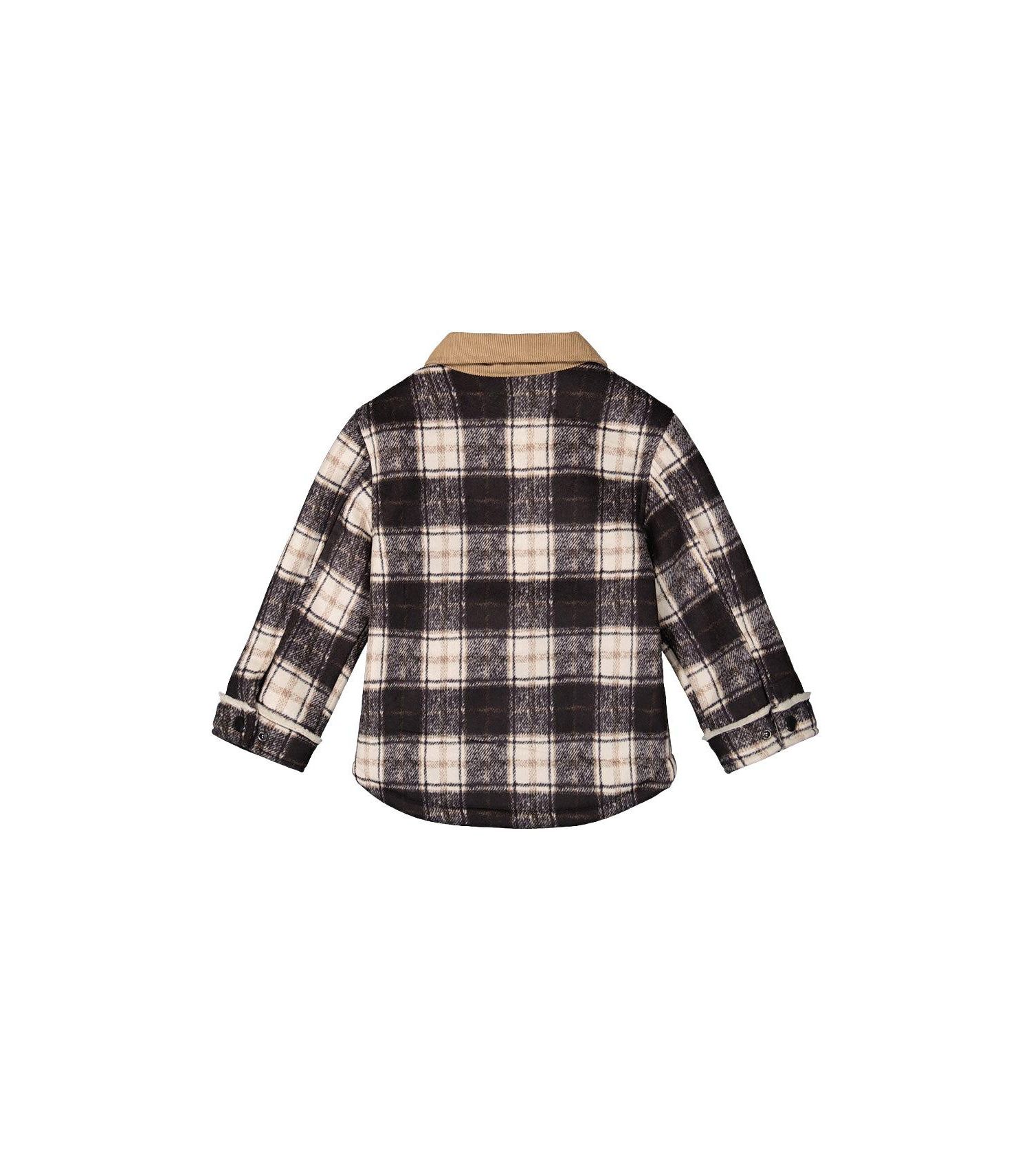Little and Big Boy 6-12 Brushed Plaid Zipped Jacket