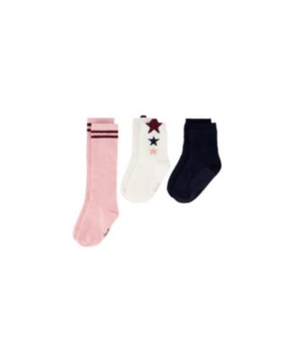 Toddler Girl ( size 3,4 ) Socks Pale Dusty