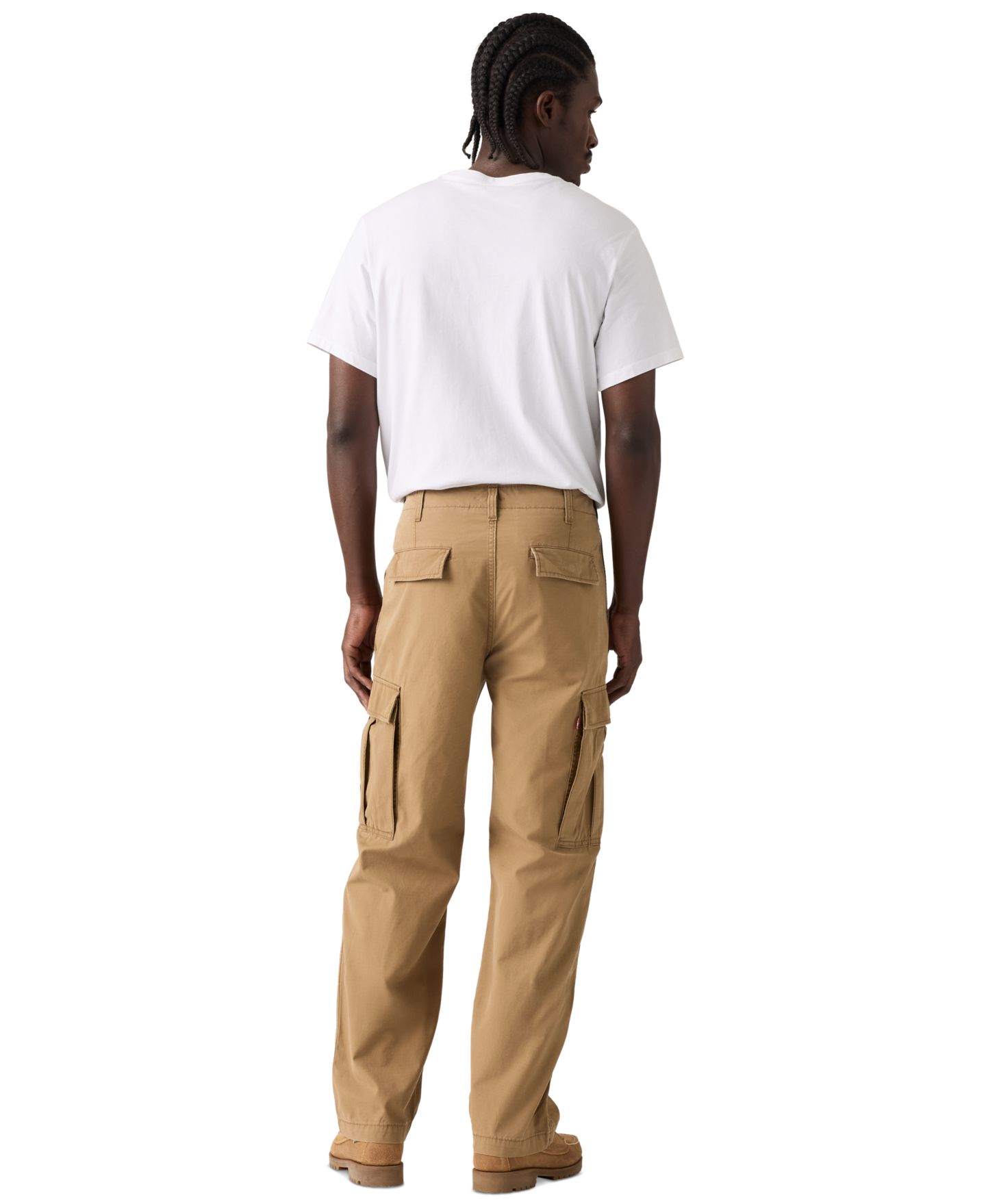 Мужские брюки Levi's XX Chino Straight Cargo, цвет: Ermine — фото 5