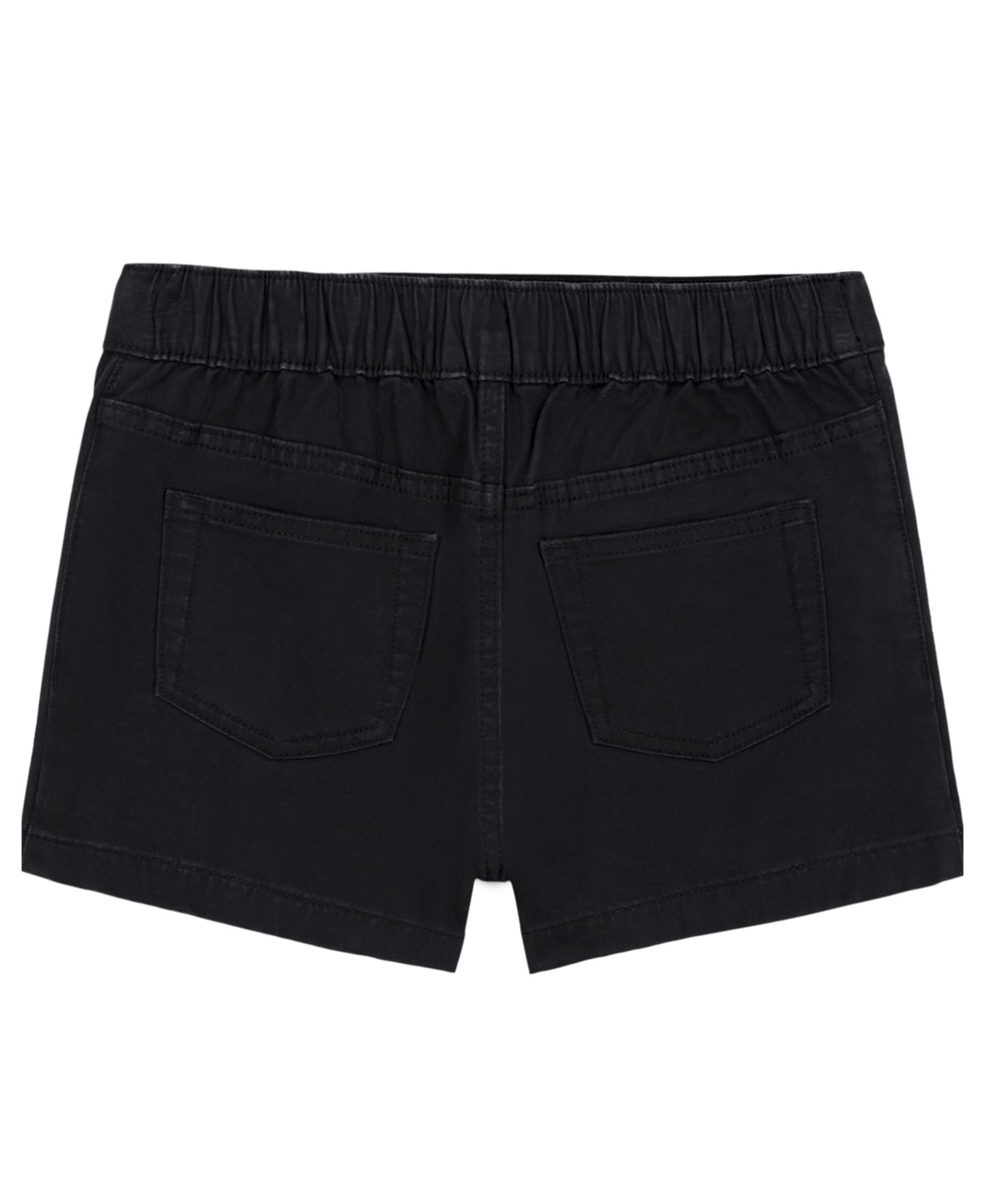 Юбка-шорты Calvin Klein Sateen Skort для девочек, цвет: Чёрный — фото 2